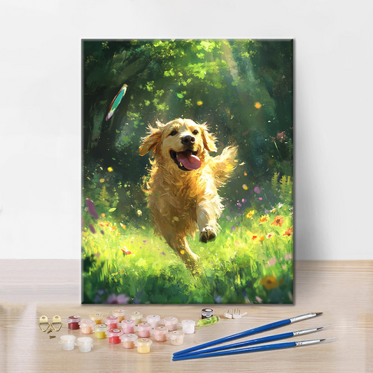 Golden Retriever - Malen nach Zahlen