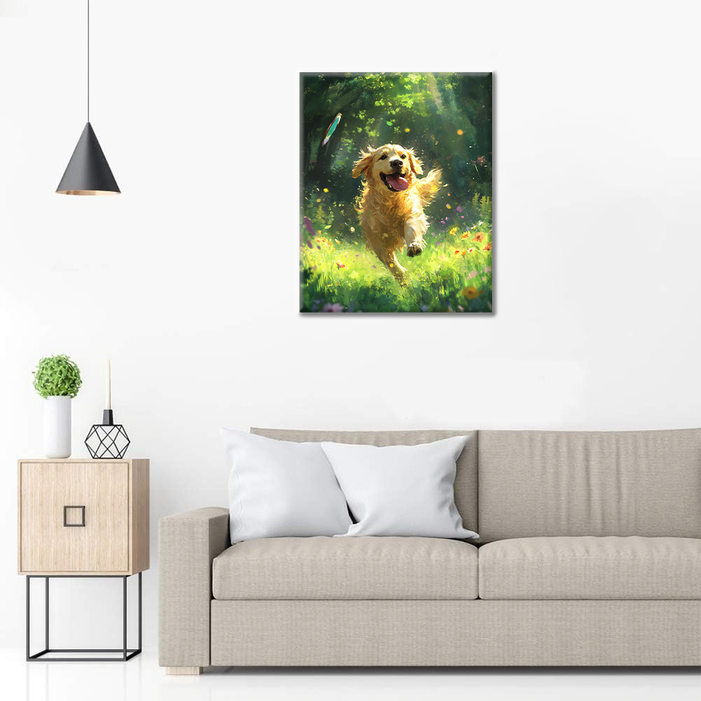 Golden Retriever - Malen nach Zahlen