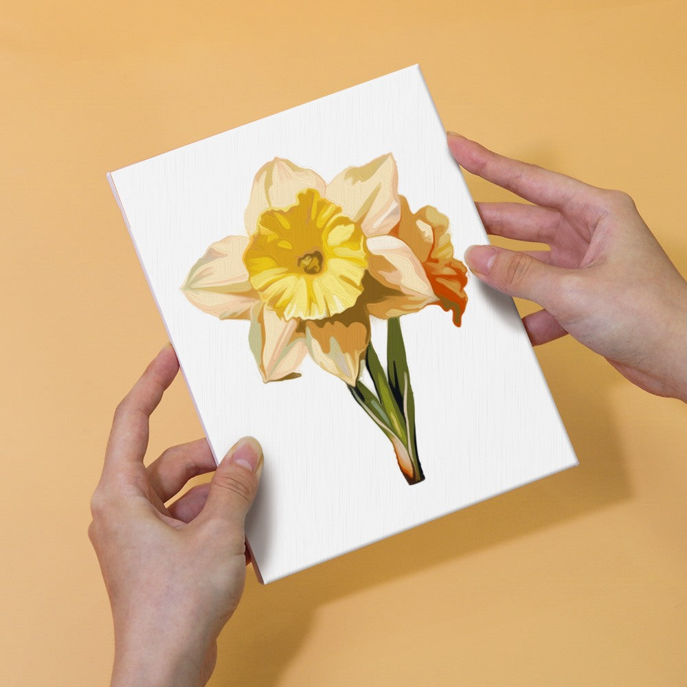 Malen nach Zahlen - 6 Mini-Gem?lde | Blumen-set 2.0