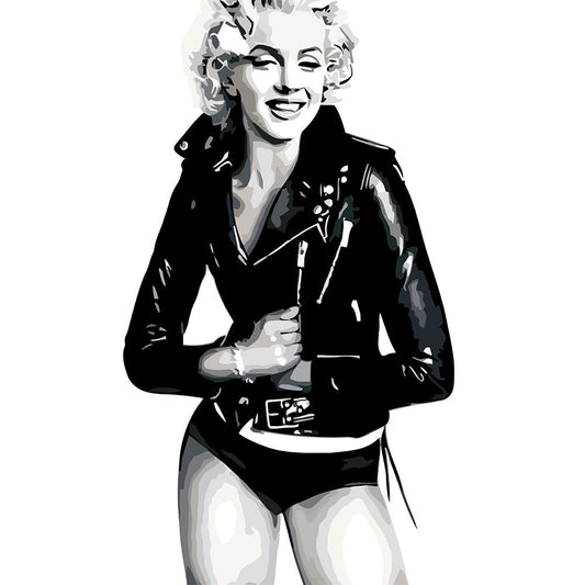 Black and White Marilyn Monroe