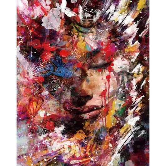 Abstract Female Face