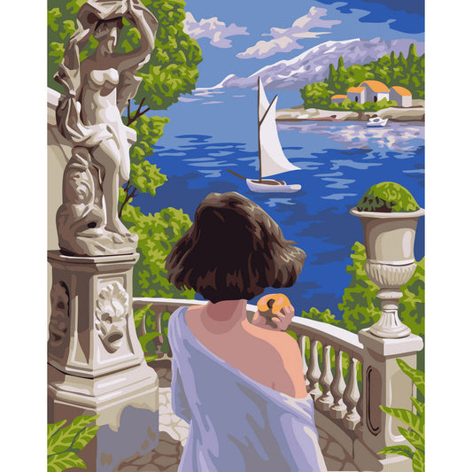 Sailboat from the Terrace