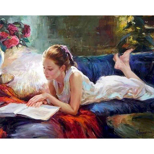 Young Woman Reading