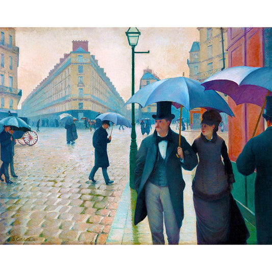 Paris street Rainy Day - Gustave Caillebotte