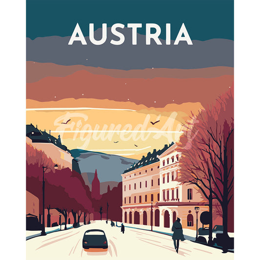 Reiseposter Wien