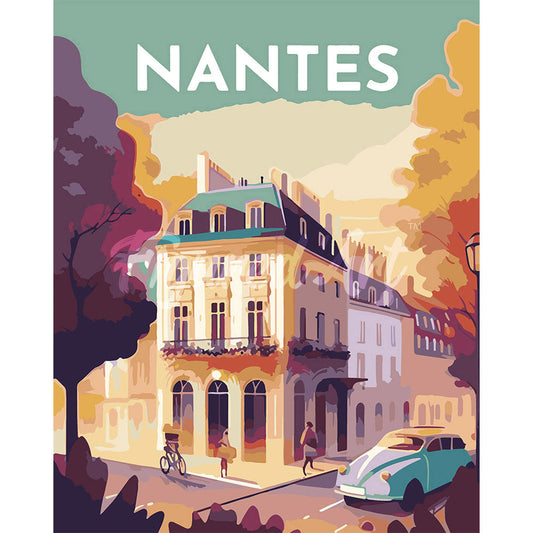 Reiseplakat Nantes