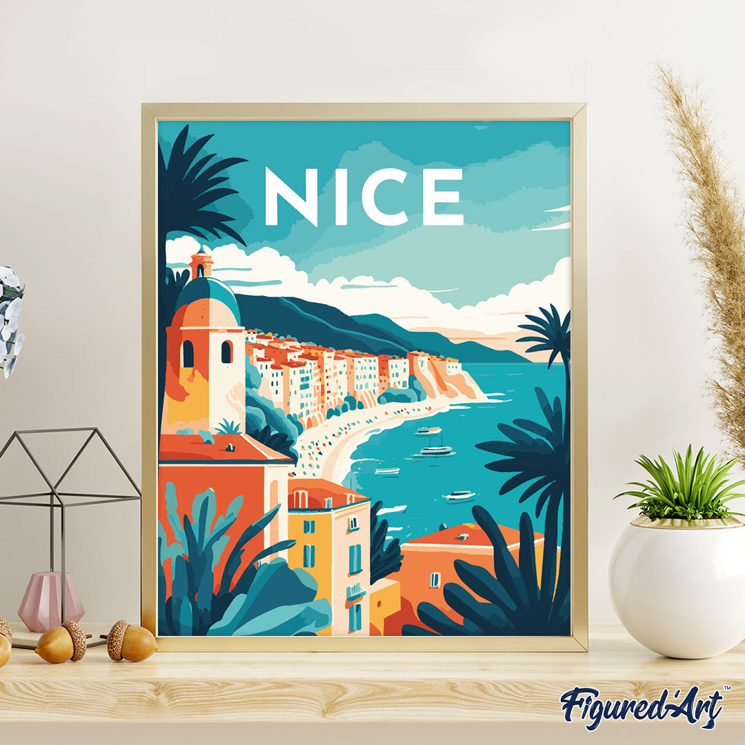 Reiseplakat Nizza