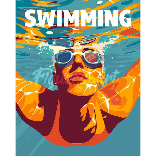 Sport Poster Swimming