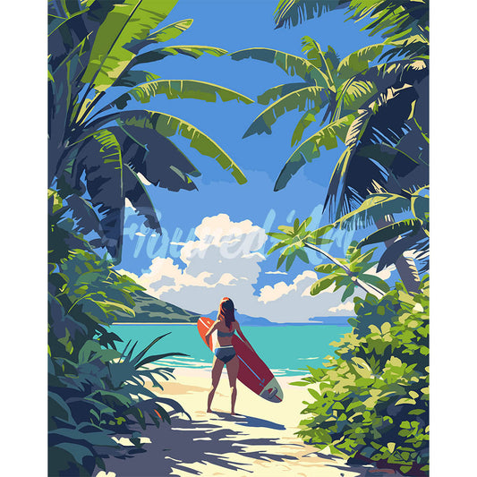 Tropical Surfing Paradise