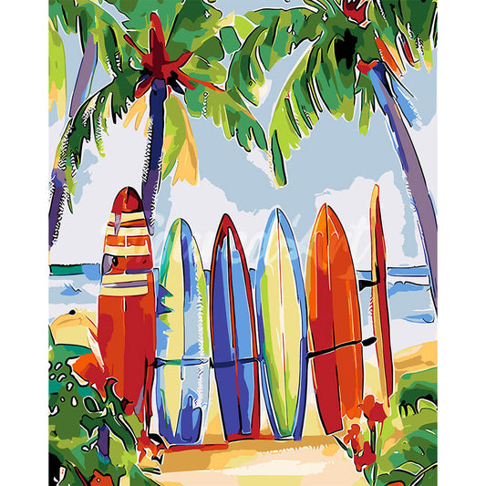 Colorful Surfboards
