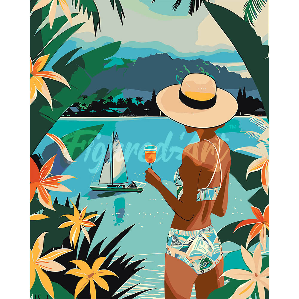 Lady and Ocean