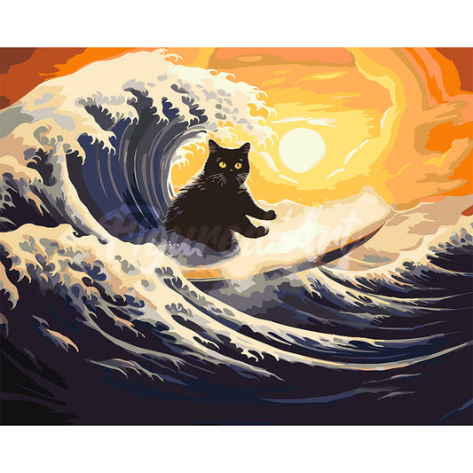 The Great Wave of the Black Cat
