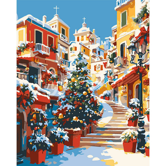 Mediterranean Christmas Village