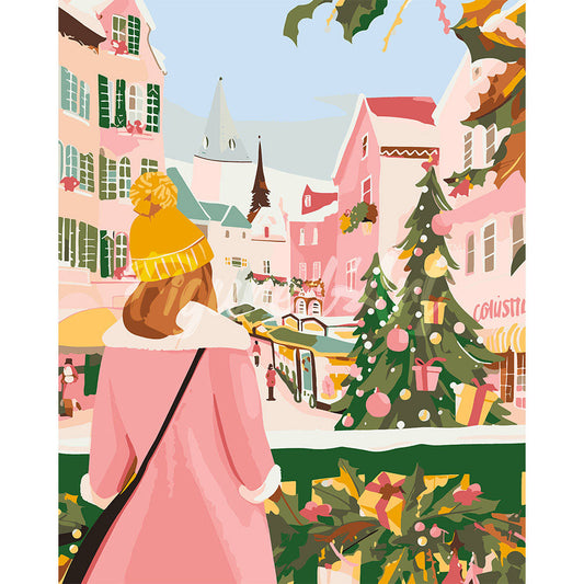 Girl at Christmas Market