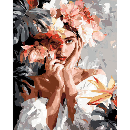 Floral Girl Portrait