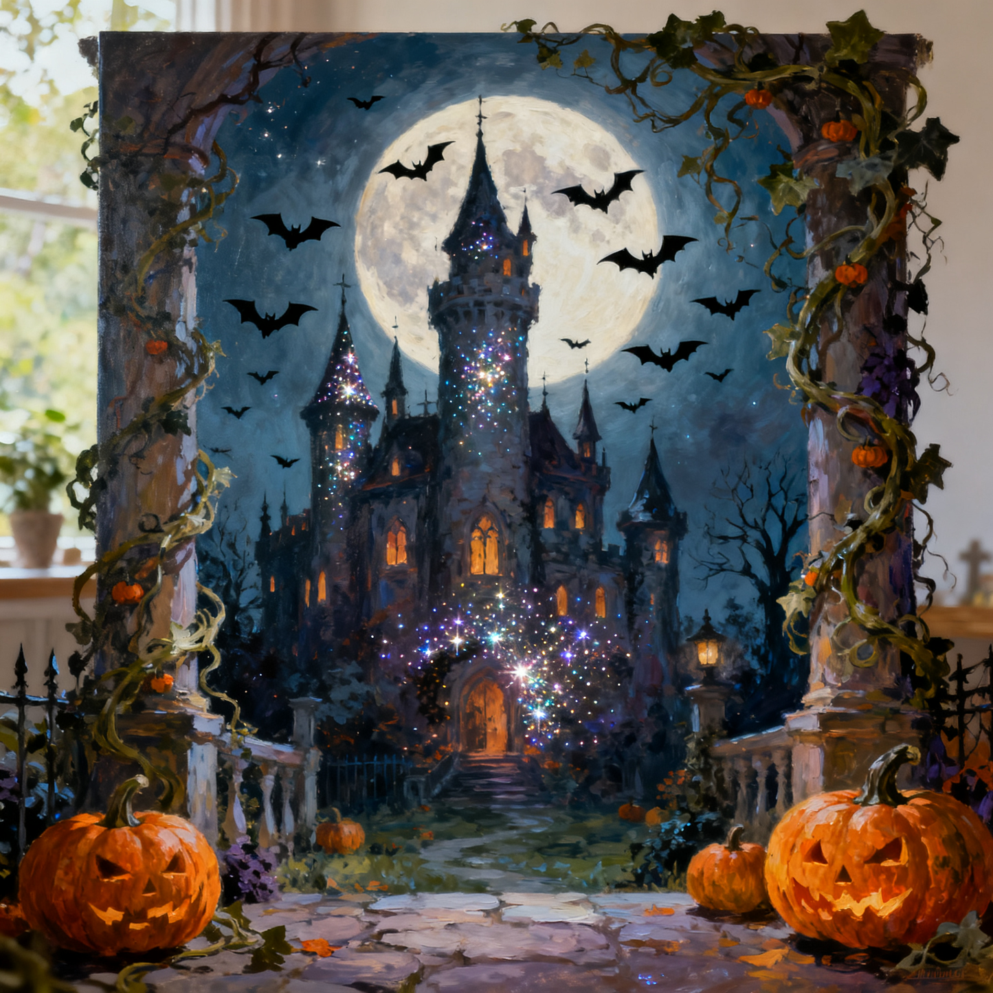 Glittering Castle - Paint by Numbers