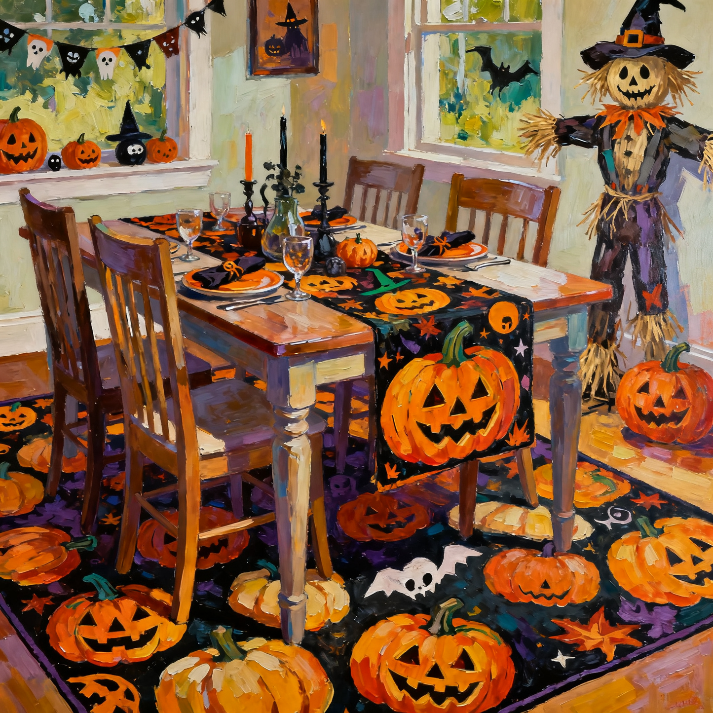 Pumpkin Restaurant - Paint by Numbers