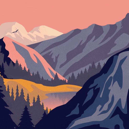 Serene Mountainside Mini Kit