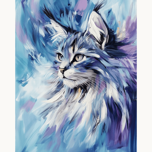 Abstrakte Maine Coon
