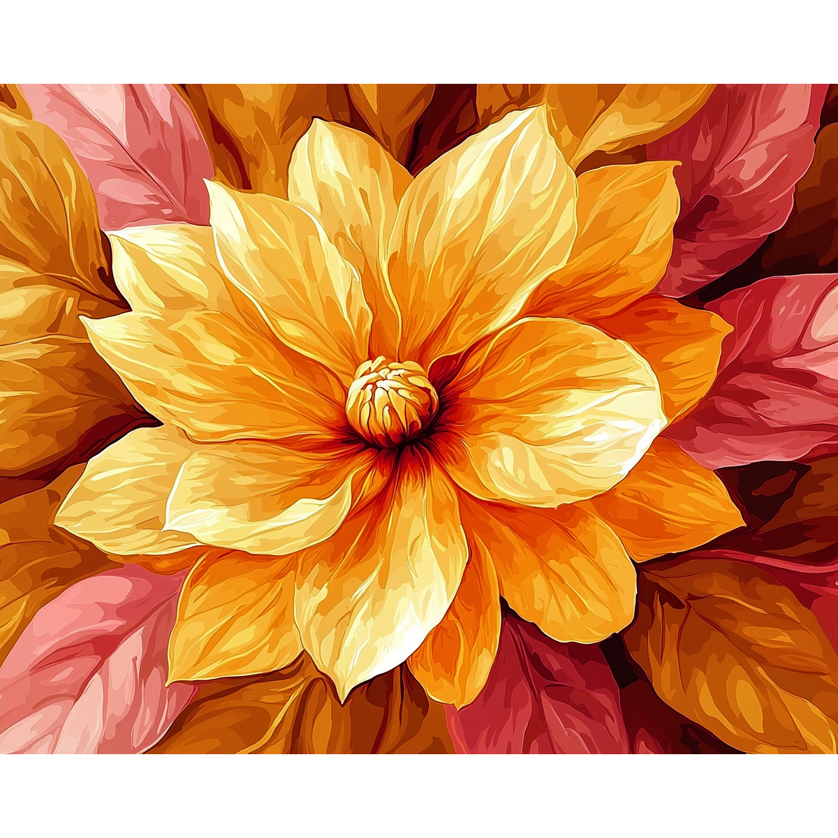 Vergoldete Blüte