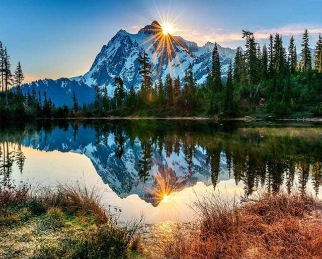 See- und Bergspiegelung