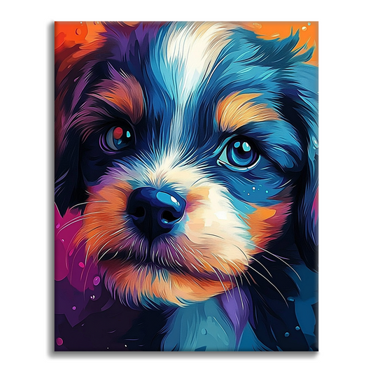 Schnauzer - Malen nach Zahlen