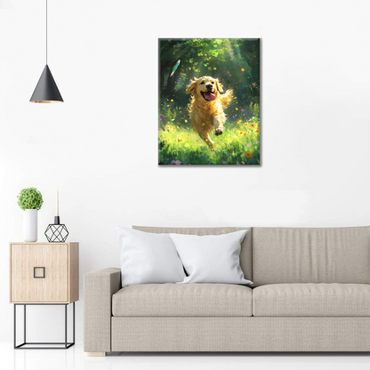 Golden Retriever - Malen nach Zahlen