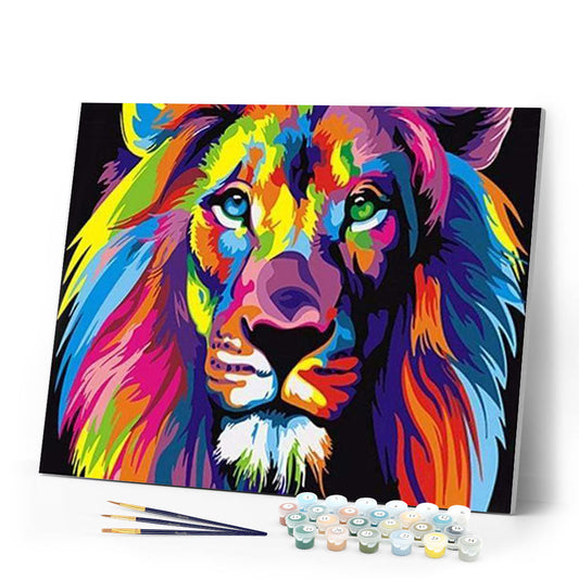 Löwen-Pop-Art