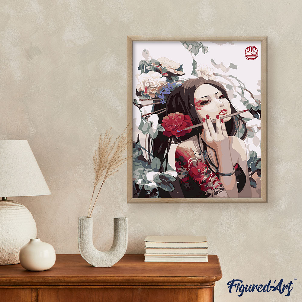 Beautiful Asian lady