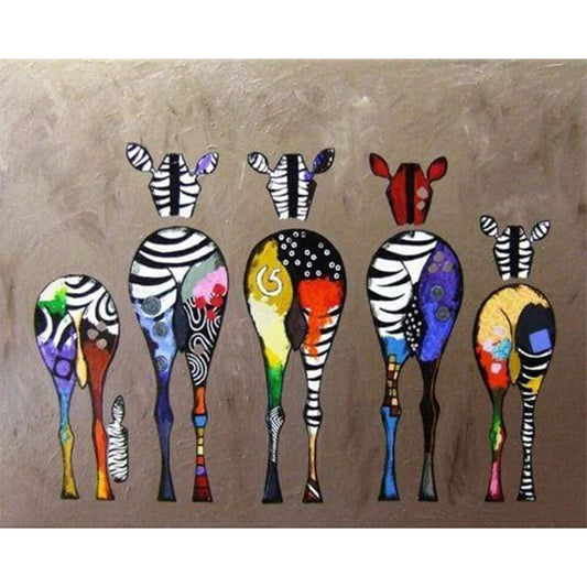 Zebras zurück