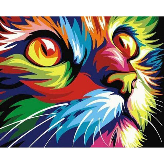 Katzenartige Pop-Art