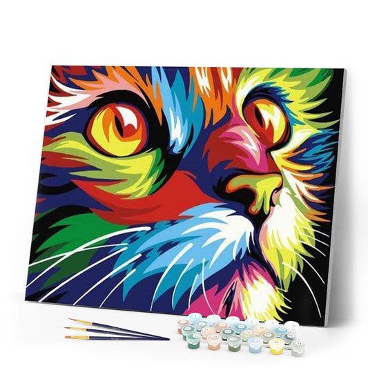 Katzenartige Pop-Art