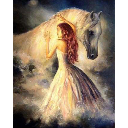 Girl And Horse
