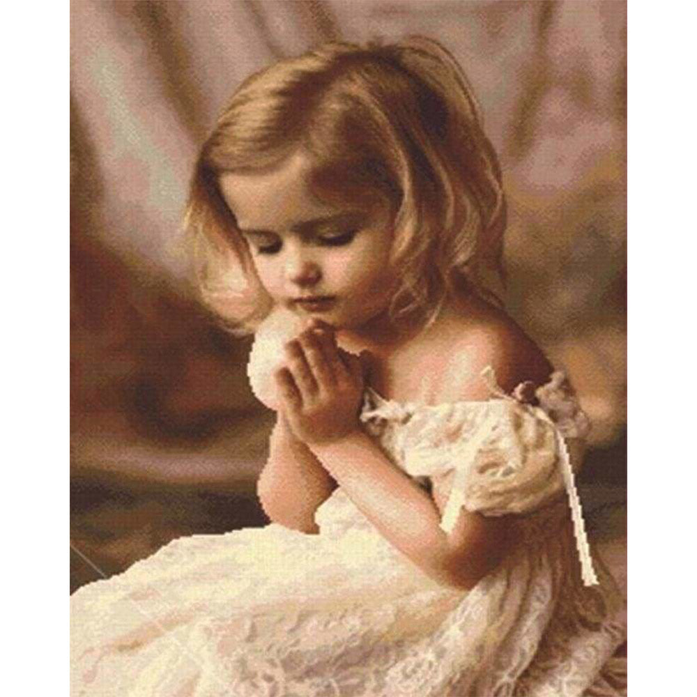 Girl praying