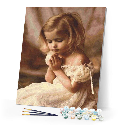 Girl praying