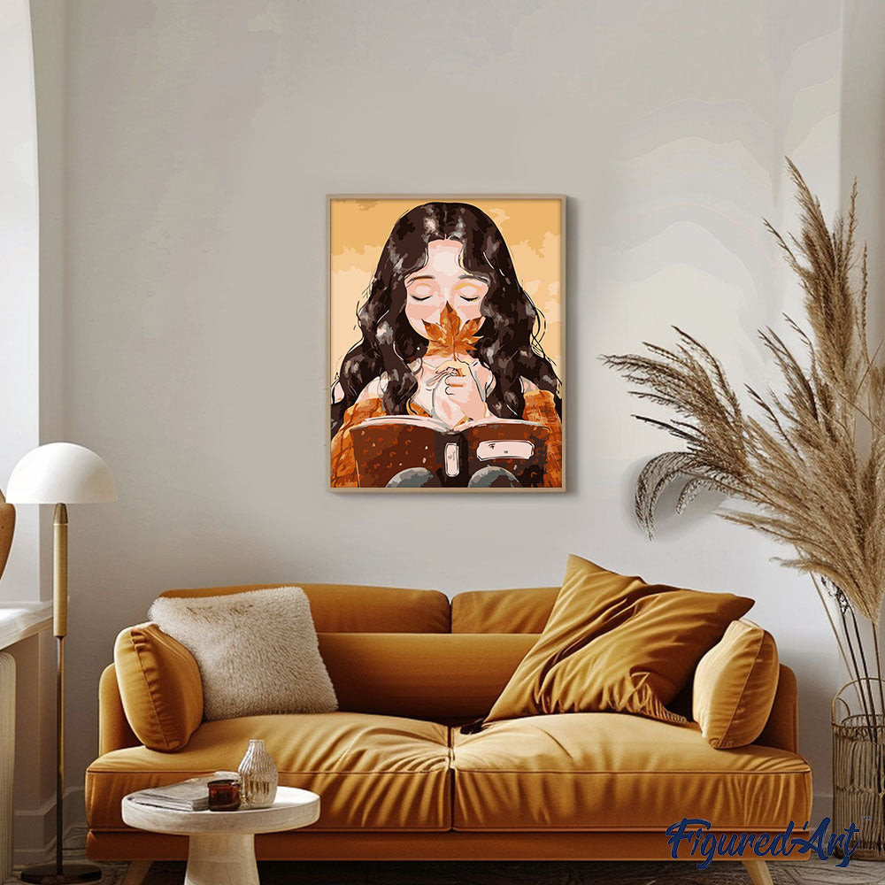 Woman reading a book