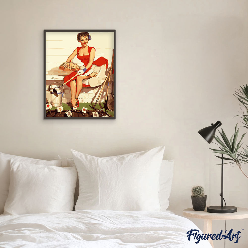 Pin-up and gardening