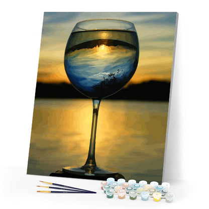 Wine Glass and Nice View