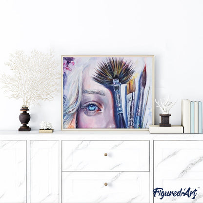Face and Brushes