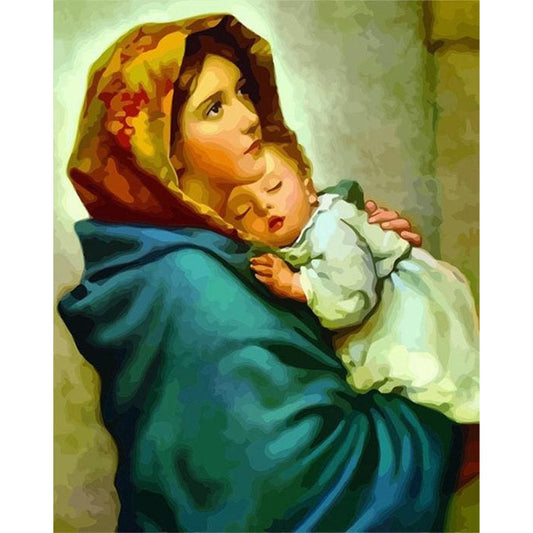 Mother holding her Child