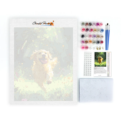Golden Retriever - Malen nach Zahlen