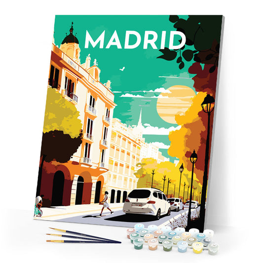 Reiseplakat Madrid
