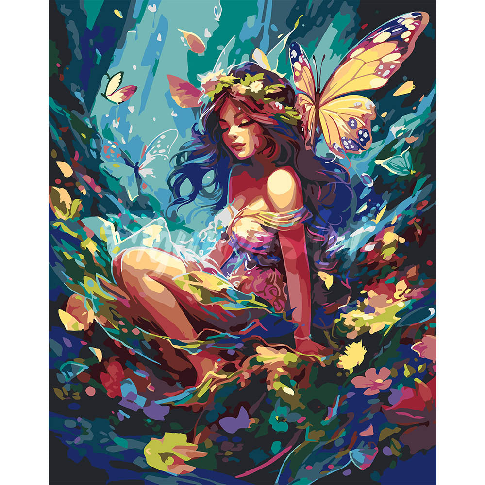 Fairy and Butterflies