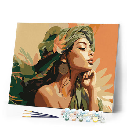 Woman in African Turban