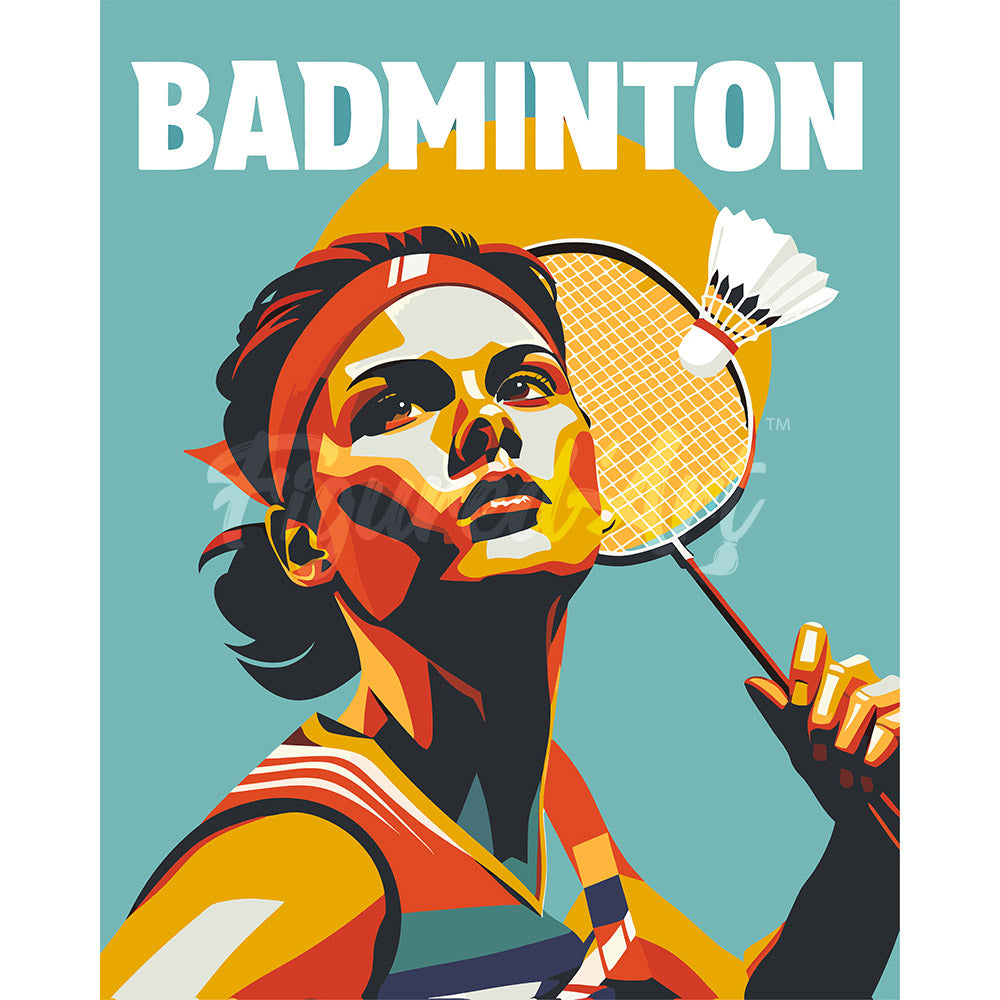 Sport Poster Badminton