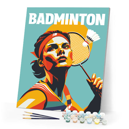 Sport Poster Badminton