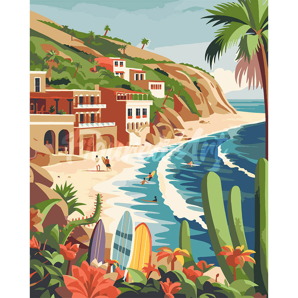 Coastal surfing