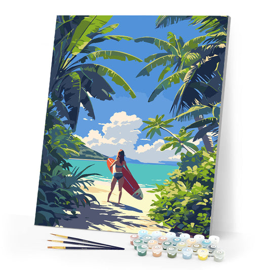 Tropical Surfing Paradise