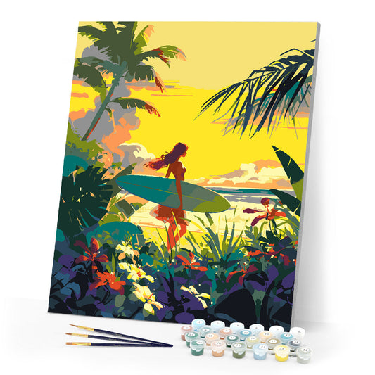 Surfer at Sunset