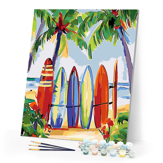 Colorful Surfboards